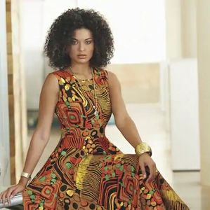 Emelie Brown Afrocentric Dress by Ashro